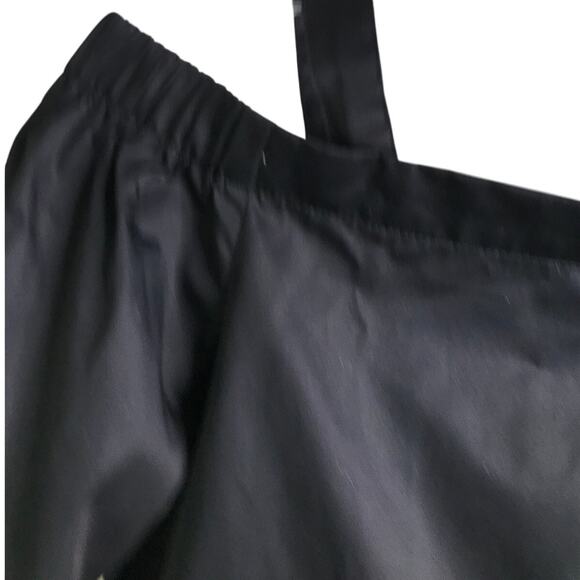 Tyler Boe Top Womens XS Black Off Shoulder Detachable Strap Tie Wrist NWT - Picture 2 of 11